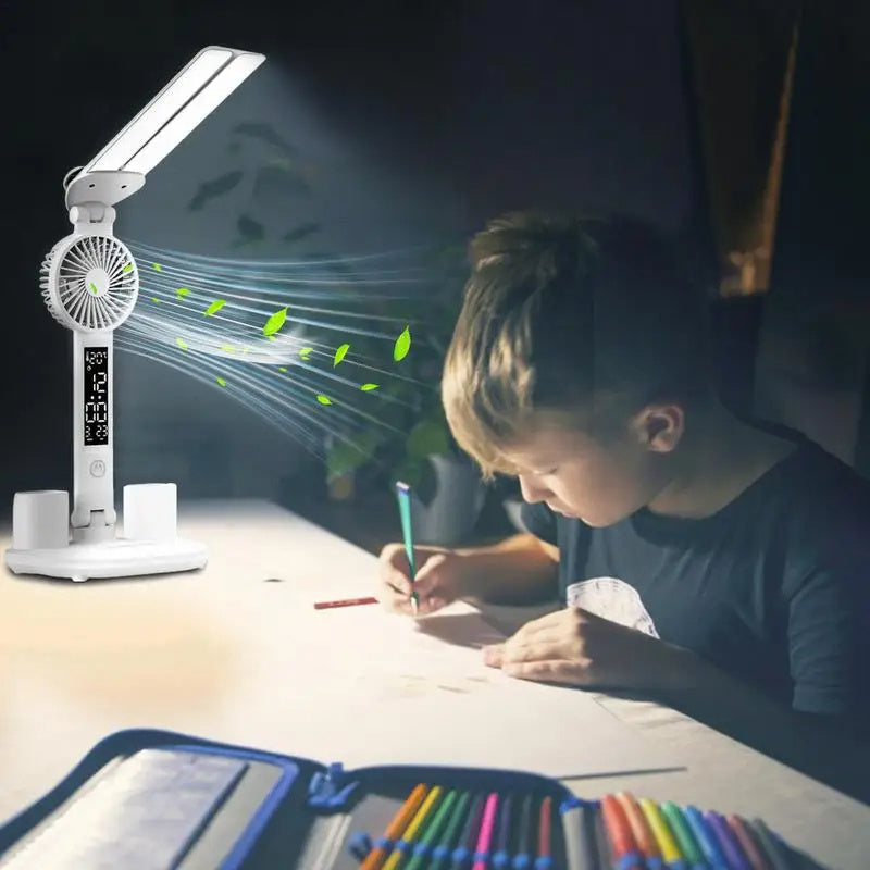 Foldable Desk Lamp Pen Holder