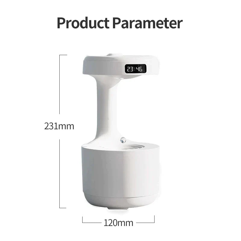 Anti-Gravity Backflow Humidifier